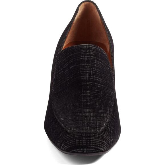 Aquatalia Jilianne Devoure Anthracite Black Suede Textured Pumps 7.5 NIB $395 - Picture 4 of 8